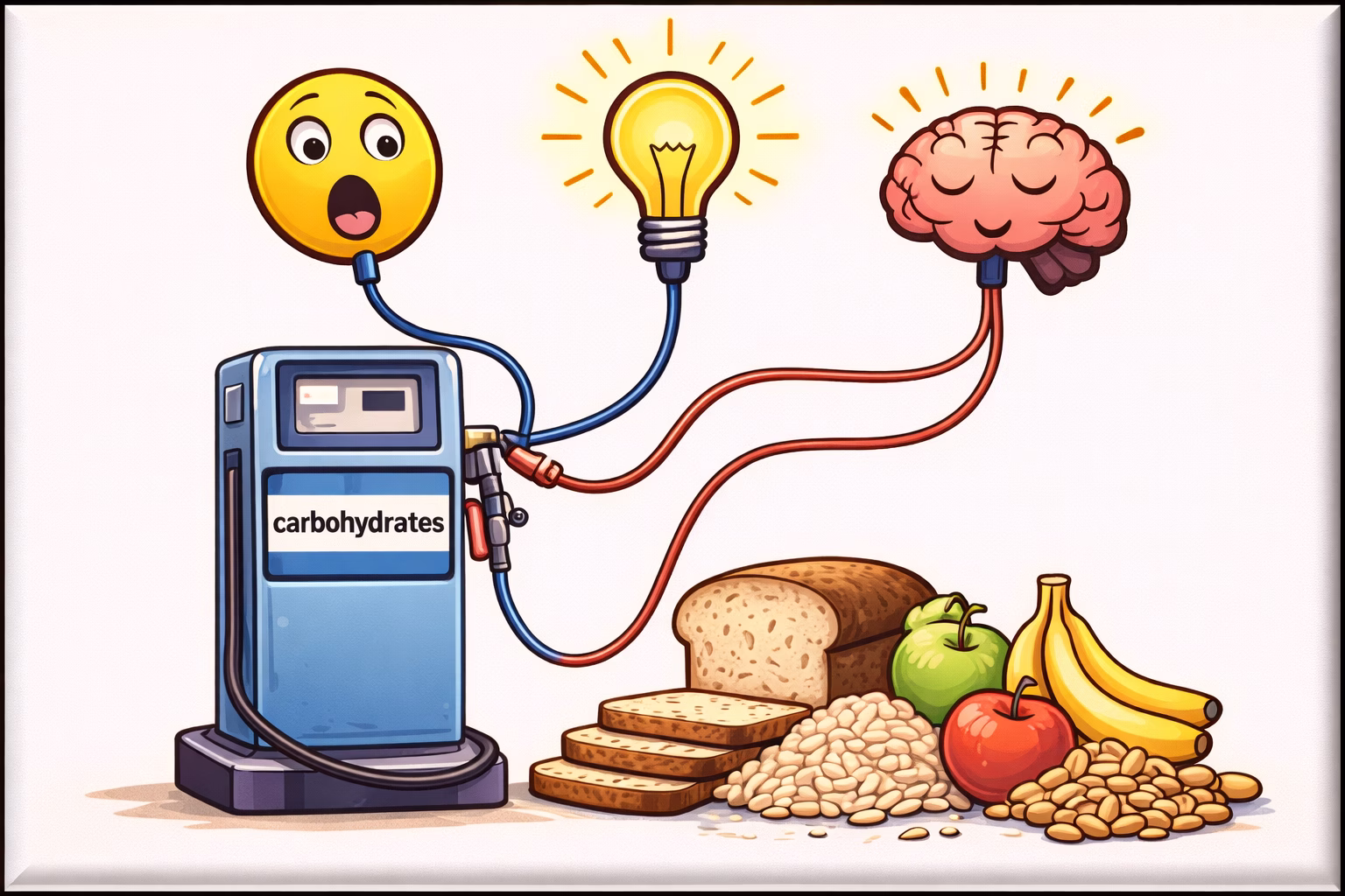 Carbohydrates act like gasoline for the brain and body